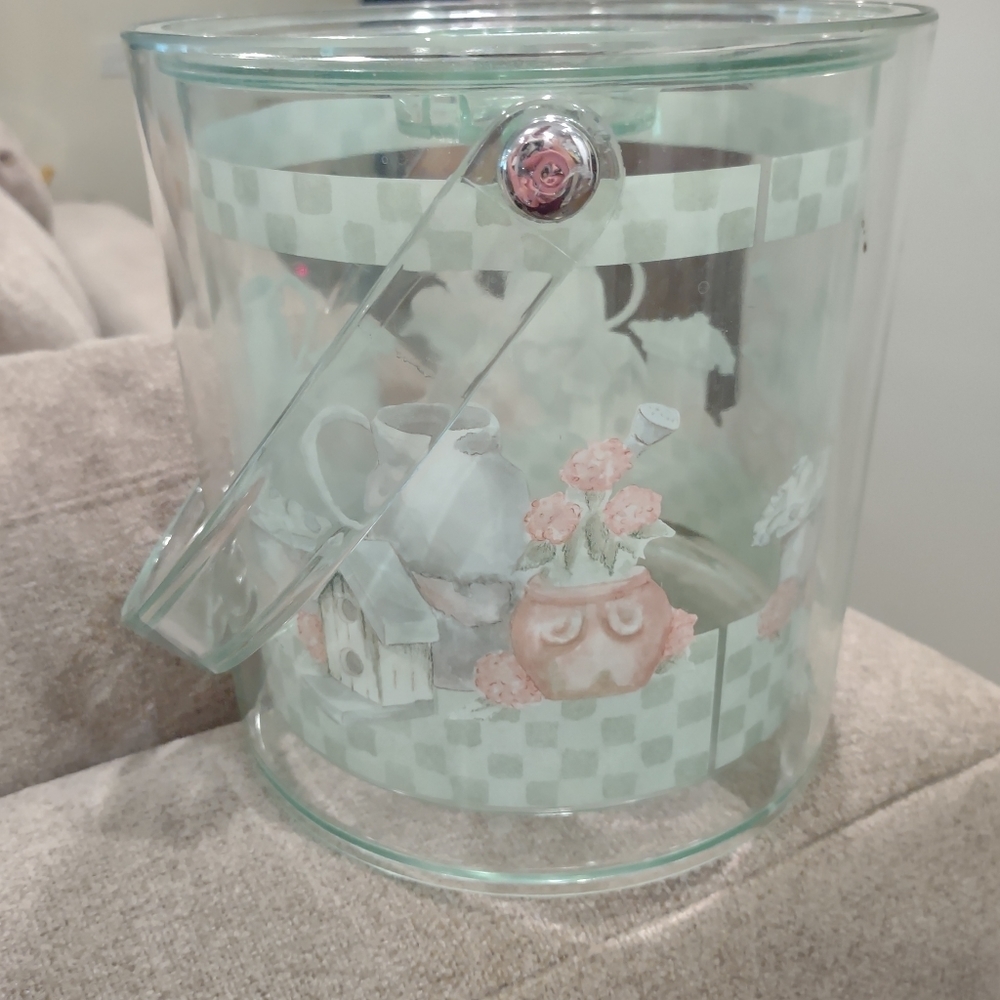 Platzgraff ice bucket with lid and handle